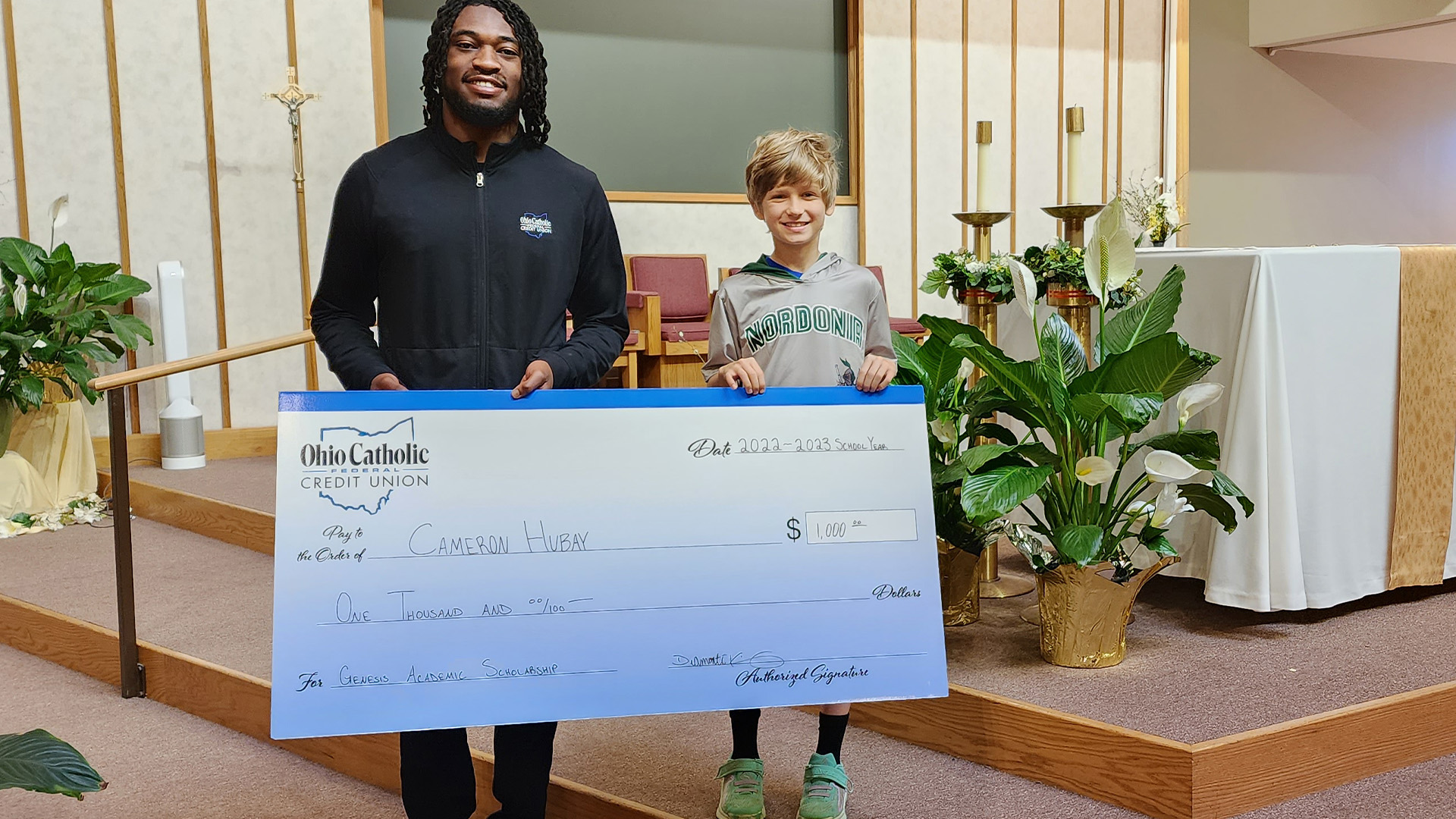 $1000 Scholarship Winner from St. Barnabas 2023