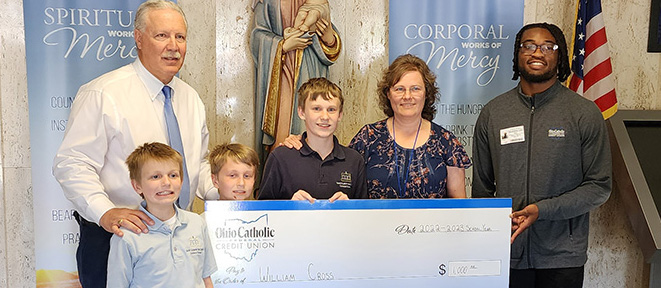 Ohio Catholic $1000 Scholarship Winner May 2023
