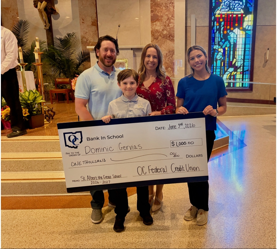 st.albert the great scholarship check presentation 2026